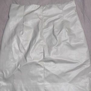 Leather skirt